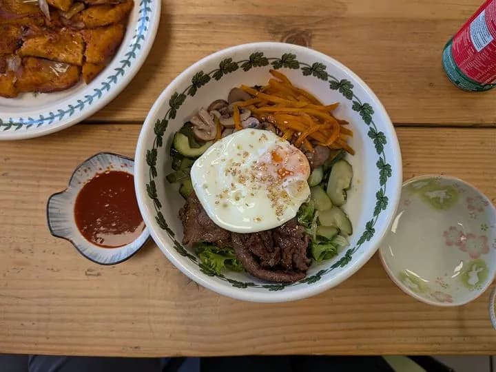 Set (nothing to drink included) Bibimbap