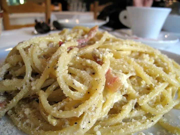 Cheese-Loaded Carbonara