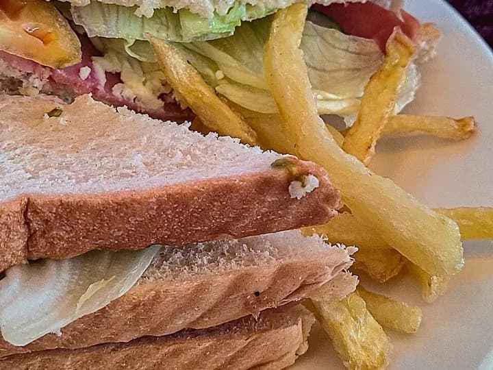 Cheese-Loaded Club Sandwich