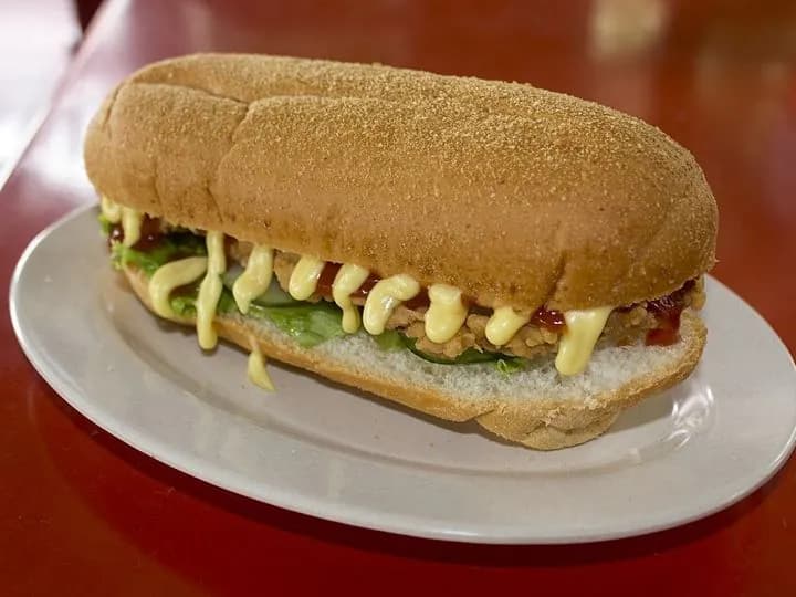 Cheese-Loaded Crispy Chicken Sandwich