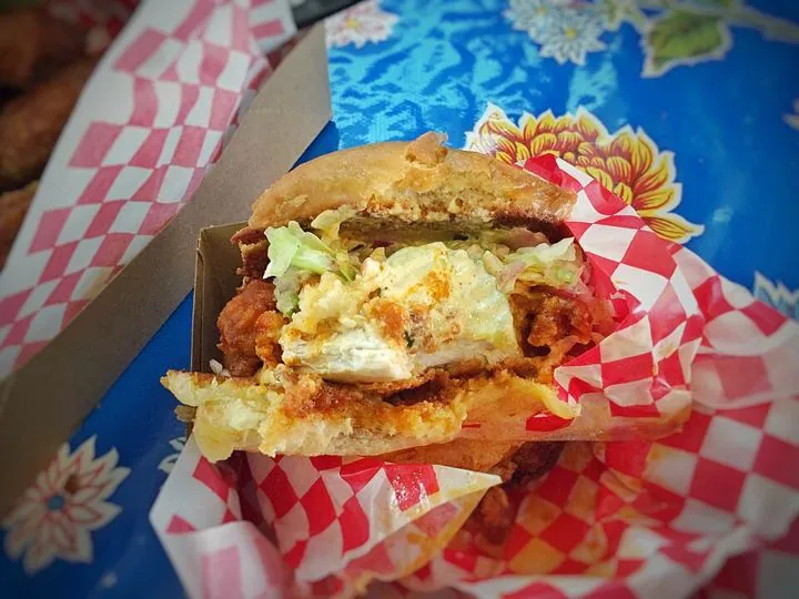 Half & Half Crispy Chicken Sandwich