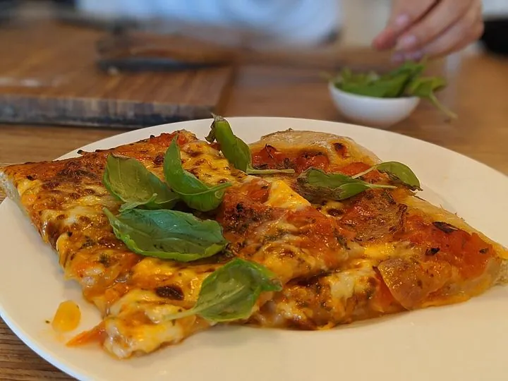 Half & Half Margherita Pizza