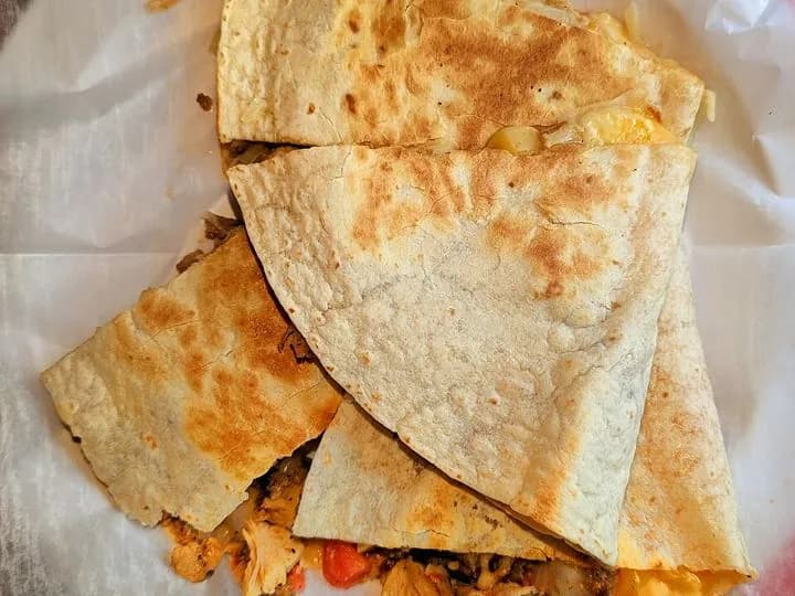 Truffle Crispy Chicken Quesadilla