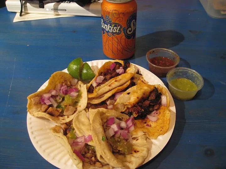 Cheese-Loaded Tacos al Pastor