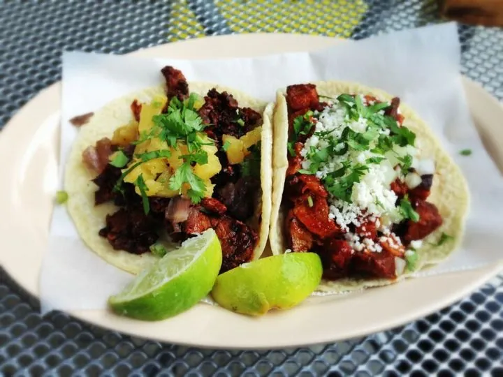 Half & Half Tacos al Pastor